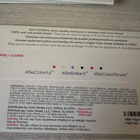 Color Street 100% Real Nail Polish Strips - After Hours - Picture 2 of 2